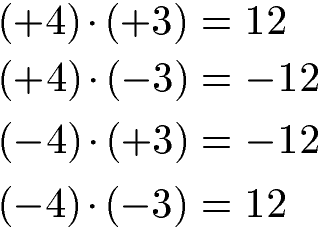 Multiplikation ganzer Zahlen