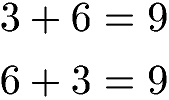 Kommutativgesetz Addition Beispiel 2