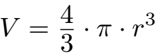 Kugel Volumen: Formel mit Radius