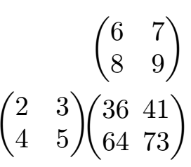 Matrizen multiplizieren Beispiel 1 Lösung
