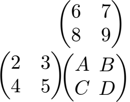 Matrizen multiplizieren Beispiel 1 Lösung