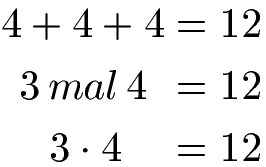 Multiplizieren Beispiel 1