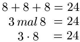 Multiplizieren Beispiel 2