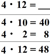 Rechnen bis 100 Multiplikation Beispiel