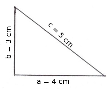 Satz des Pythagoras Dreieck mit Hypotenuse berechnet