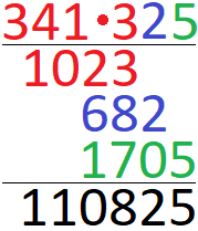 Schriftlich multiplizieren Beispiel 4