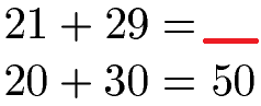 Überschlag Mathematik Addition Beispiel 1