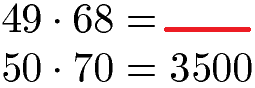 Überschlag Multiplikation Beispiel 1