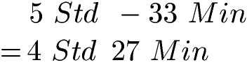 Zeitspanne (Zeitdauer) Beispiel 3 Lösung Teil 2